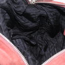 PRADA Tote Bag Suede Silver Pink Auth 207111A-25
