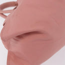 LOEWE Hand Bag Leather Pink Silver Auth 207112A-12