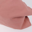 LOEWE Hand Bag Leather Pink Silver Auth 207112A-13