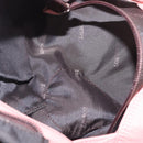 LOEWE Hand Bag Leather Pink Silver Auth 207112A-17