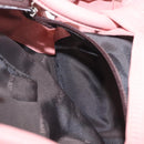 LOEWE Hand Bag Leather Pink Silver Auth 207112A-18