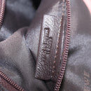 LOEWE Hand Bag Leather Pink Silver Auth 207112A-22