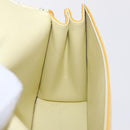 LOUIS VUITTON Monogram Vernis Spring Street Bag Lime Yellow M91068 Auth 207113-25