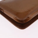 LOUIS VUITTON Monogram Vernis Lexington Pouch Bronze M91133 LV Auth 207114A-10