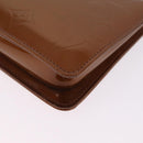 LOUIS VUITTON Monogram Vernis Lexington Pouch Bronze M91133 LV Auth 207114A-11