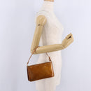 LOUIS VUITTON Monogram Vernis Lexington Pouch Bronze M91133 LV Auth 207114A-21