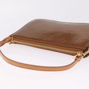 LOUIS VUITTON Monogram Vernis Lexington Pouch Bronze M91133 LV Auth 207114A-6
