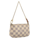 LOUIS VUITTON Damier Azur Mini Pochette Accessoires Pouch N63005 LV Auth 207118-1