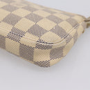 LOUIS VUITTON Damier Azur Mini Pochette Accessoires Pouch N63005 LV Auth 207118-10