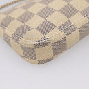 LOUIS VUITTON Damier Azur Mini Pochette Accessoires Pouch N63005 LV Auth 207118-11