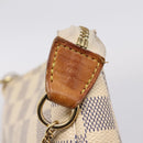 LOUIS VUITTON Damier Azur Mini Pochette Accessoires Pouch N63005 LV Auth 207118-14