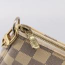 LOUIS VUITTON Damier Azur Mini Pochette Accessoires Pouch N63005 LV Auth 207118-16