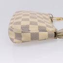 LOUIS VUITTON Damier Azur Mini Pochette Accessoires Pouch N63005 LV Auth 207118-5