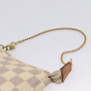 LOUIS VUITTON Damier Azur Mini Pochette Accessoires Pouch N63005 LV Auth 207118-8
