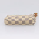 LOUIS VUITTON Damier Azur Mini Pochette Accessoires Pouch N63005 LV Auth 207118-9