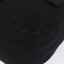 FENDI Mamma Baguette Shoulder Bag Cotton jersey Black Silver Auth 207120-13