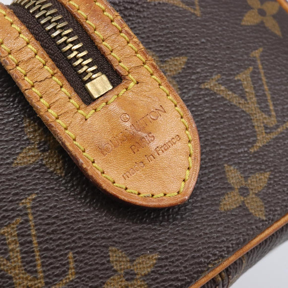 LOUIS VUITTON Monogram Trousse Patte Pression Pouch M47636 LV Auth 207123