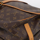 LOUIS VUITTON Monogram Saumur 35 Shoulder Bag M42254 LV Auth 207125V-12