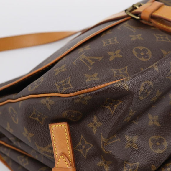 LOUIS VUITTON Monogram Saumur 35 Shoulder Bag M42254 LV Auth 207125V