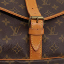 LOUIS VUITTON Monogram Saumur 35 Shoulder Bag M42254 LV Auth 207125V-15