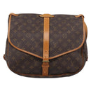 LOUIS VUITTON Monogram Saumur 35 Shoulder Bag M42254 LV Auth 207125V-2