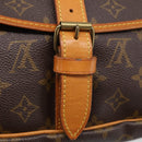 LOUIS VUITTON Monogram Saumur 35 Shoulder Bag M42254 LV Auth 207125V-24