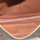 LOUIS VUITTON Monogram Saumur 35 Shoulder Bag M42254 LV Auth 207125V-26
