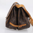 LOUIS VUITTON Monogram Saumur 35 Shoulder Bag M42254 LV Auth 207125V-4