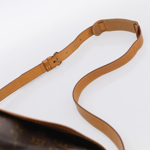 LOUIS VUITTON Monogram Saumur 35 Shoulder Bag M42254 LV Auth 207125V