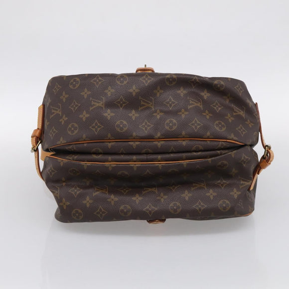 LOUIS VUITTON Monogram Saumur 35 Shoulder Bag M42254 LV Auth 207125V