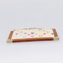 LOUIS VUITTON Monogram Multicolor Pochette Cles Purse White M92655 Auth 207127-7