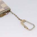 LOUIS VUITTON Damier Azur Pochette Cles Coin Purse N62659 LV Auth 207128-12
