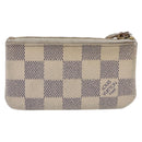 LOUIS VUITTON Damier Azur Pochette Cles Coin Purse N62659 LV Auth 207128-3
