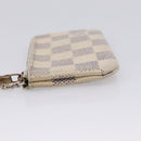 LOUIS VUITTON Damier Azur Pochette Cles Coin Purse N62659 LV Auth 207128-4