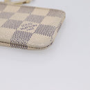 LOUIS VUITTON Damier Azur Pochette Cles Coin Purse N62659 LV Auth 207128-8