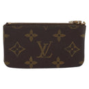 LOUIS VUITTON Monogram Pochette Cles Coin Purse M60033 LV Auth 207129-3
