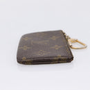 LOUIS VUITTON Monogram Pochette Cles Coin Purse M60033 LV Auth 207129-4