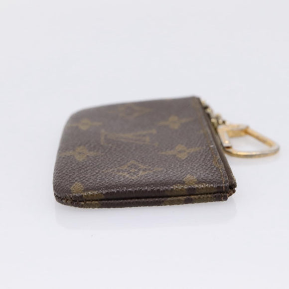 LOUIS VUITTON Monogram Pochette Cles Coin Purse M60033 LV Auth 207129