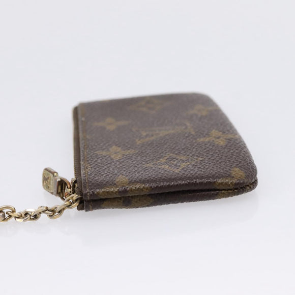 LOUIS VUITTON Monogram Pochette Cles Coin Purse M60033 LV Auth 207129
