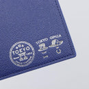 LOUIS VUITTON Monogram Couvel Tulle Passopole Passport Case Blue LV Auth 207134SM-15