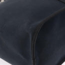 HERMES Kabak Elan PM Hand Bag Canvas Black Auth 207140-12
