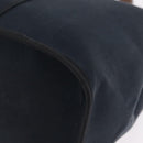 HERMES Kabak Elan PM Hand Bag Canvas Black Auth 207140-13