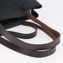 HERMES Kabak Elan PM Hand Bag Canvas Black Auth 207140-9