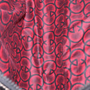 GUCCI Hand Bag Leather Red Silver Auth 207145-19
