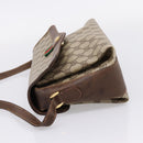 GUCCI GG Supreme Web Sherry Line Bag PVC Beige Gold 164 02 084 Auth 207146-4