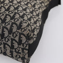 Christian Dior Trotter Canvas Shoulder Bag Gray Silver Auth 207147-12