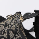 Christian Dior Trotter Canvas Shoulder Bag Gray Silver Auth 207147-9