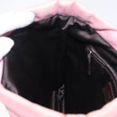 Saint Laurent Kahala Tote Bag Canvas Pink Silver Auth 207152A-24