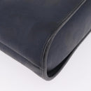 Christian Dior Trotter Canvas Hand Bag PVC Navy Gold Auth 207155A-12