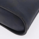 Christian Dior Trotter Canvas Hand Bag PVC Navy Gold Auth 207155A-13